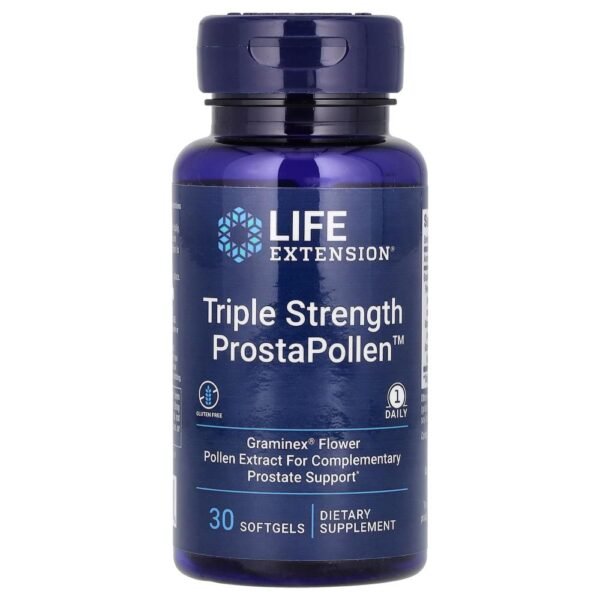 Life Extension Triple Strength ProstaPollen 30 Softgels