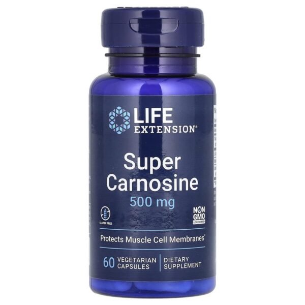 Life Extension Super Carnosine 500 mg 60 Vegetarian Capsules