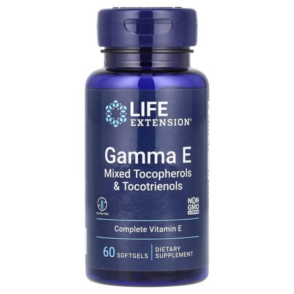 Life Extension Gamma E Mixed Tocopherols & Tocotrienols 60 Softgels