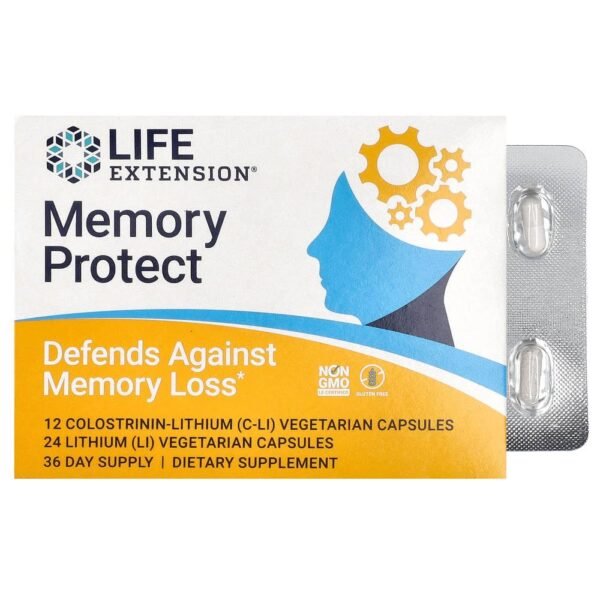 Life Extension Memory Protect 36 Vegetarian Capsules