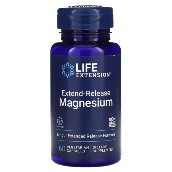 Life Extension Extend-Release Magnesium 60 Vegetarian Capsules