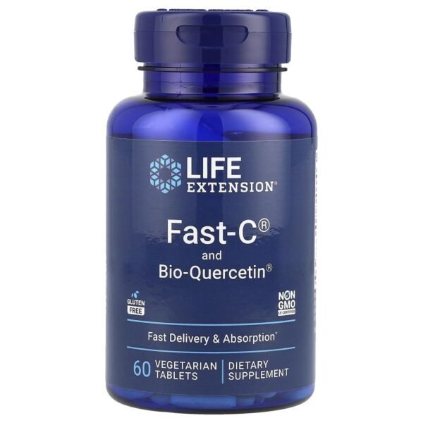 Life Extension Fast-C® and Bio-Quercetin® 60 Vegetarian Tablets