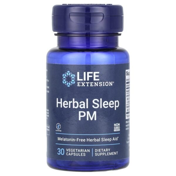 Life Extension Herbal Sleep PM 30 Vegetarian Capsules