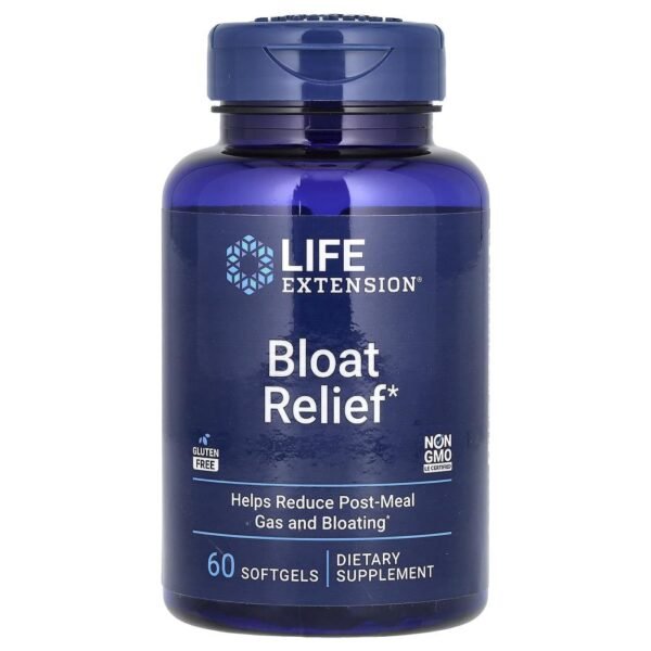 Life Extension Bloat Relief 60 Softgels