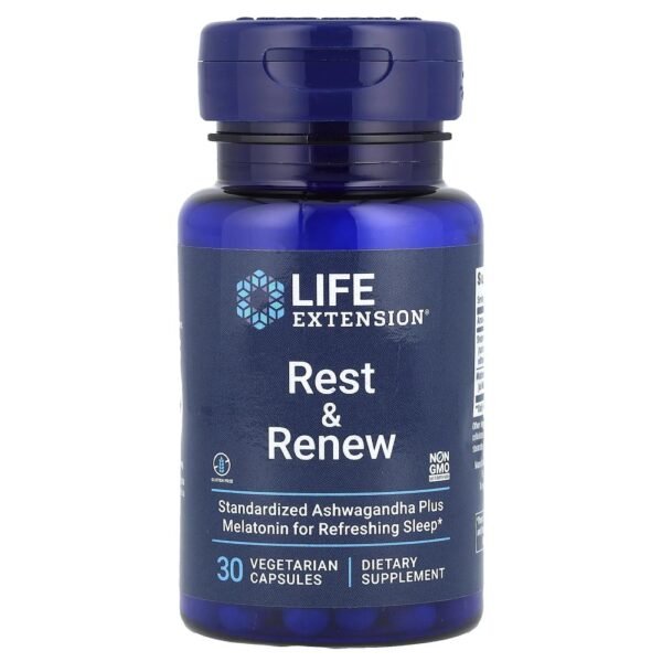 Life Extension Rest & Renew 30 Vegetarian Capsules