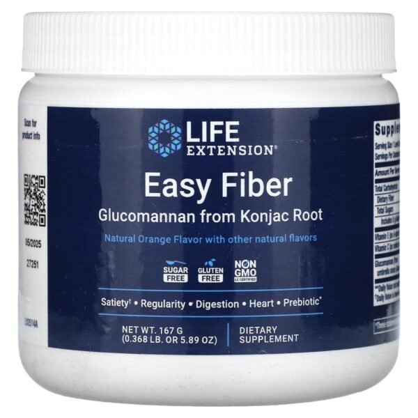Life Extension Easy Fiber Natural Orange 167g