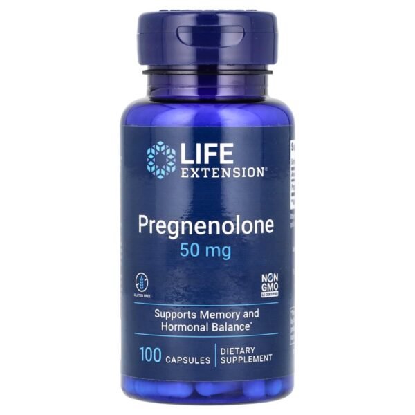 Life Extension Pregnenolone 50 mg 100 Capsules