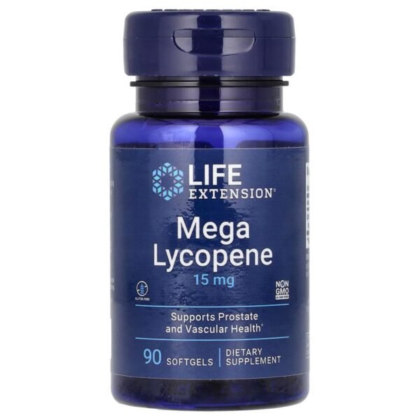 Life Extension Mega Lycopene 15 mg 90 Softgels