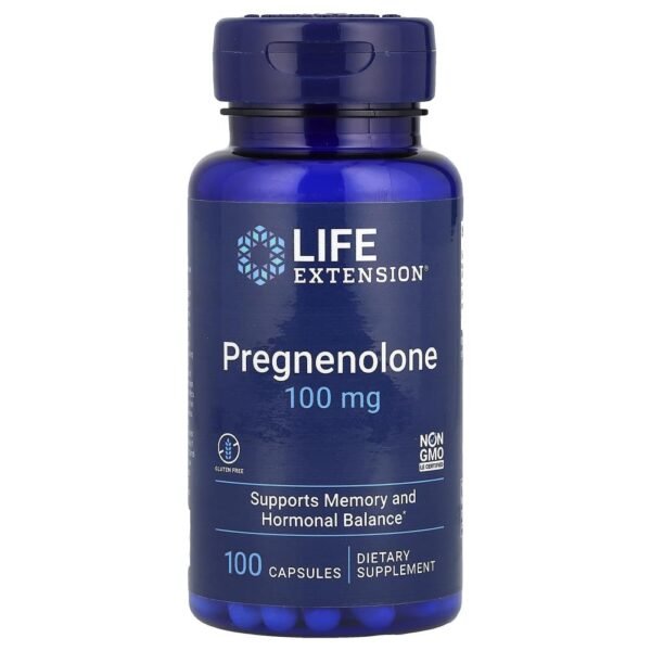 Life Extension Pregnenolone 100 mg 100 Capsules