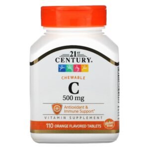 21st Century Chewable C Orange Flavor 500 mg 110 Tablets