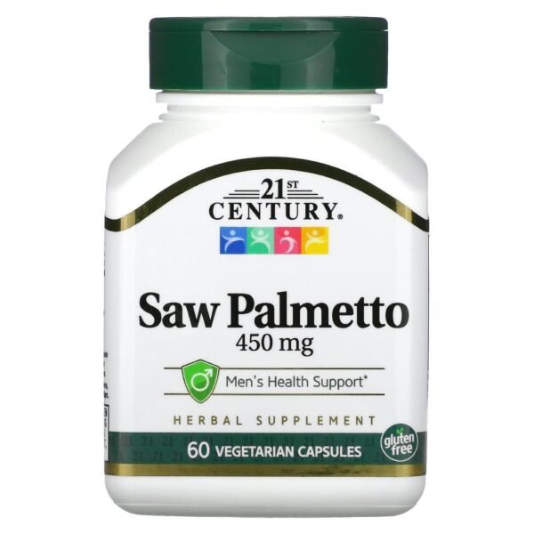 21st Century Saw Palmetto 450 mg 60 Vegetarian Capsules
