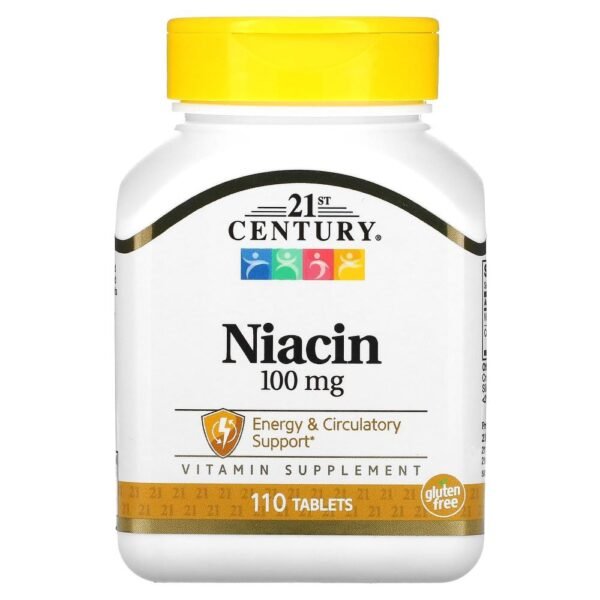 21st Century Niacin 100 mg 110 Tablets