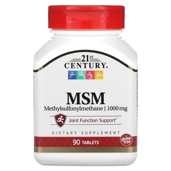 21st Century MSM 1000 mg 90 Tablets