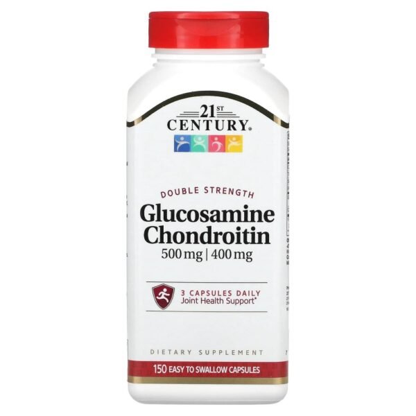 21st Century Glucosamine Chondroitin Double Strength 150 Easy To Swallow Capsules