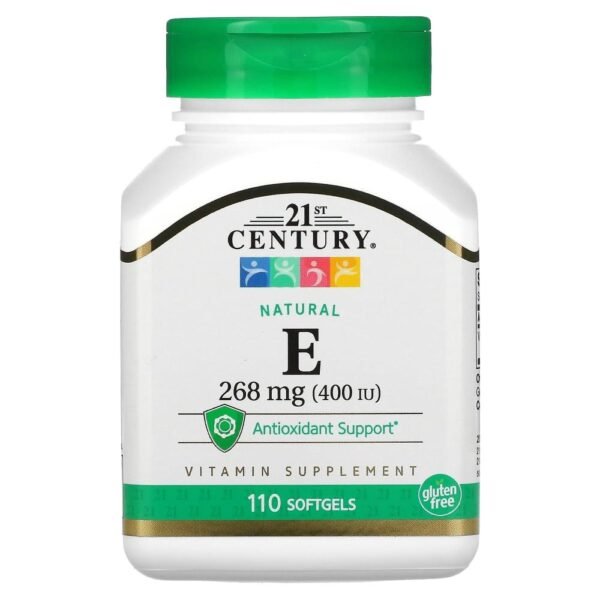 21st Century Natural Vitamin E 268 mg (400 IU) 110 Softgels
