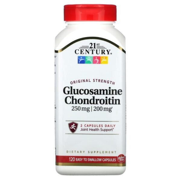 21st Century Glucosamine / Chondroitin Original Strength 120 Easy to Swallow Capsules