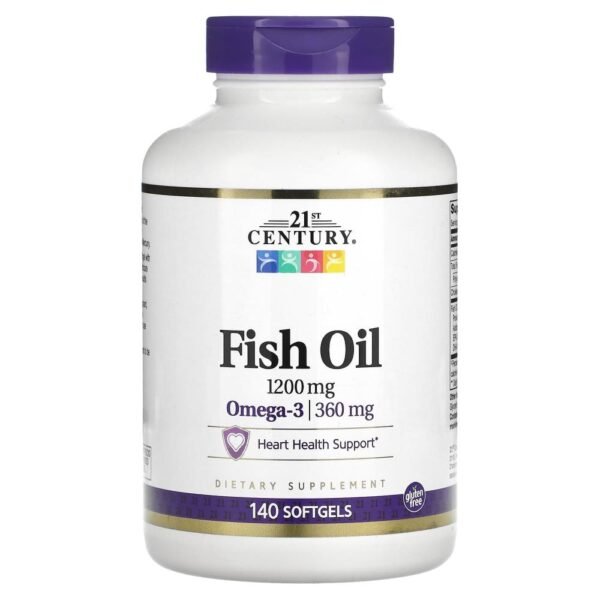 21st Century Fish Oil 1200 mg 140 Softgels