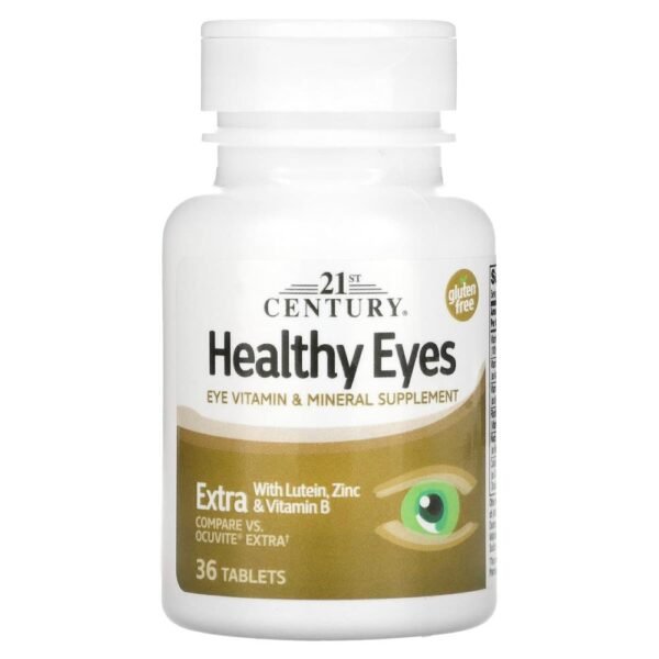 21st Century Healthy Eyes Extra With Lutein Zinc & Vitamin B 36 Tablets