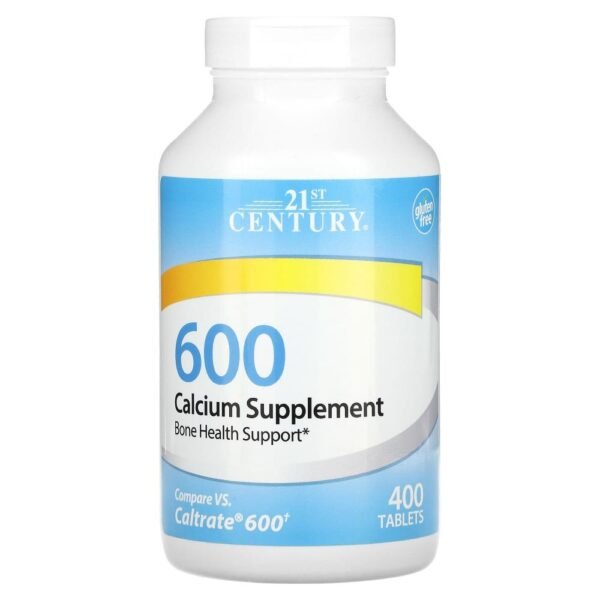 21st Century Calcium Supplement  600 mg 400 Tablets
