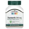 21st Century Turmeric Plus Black Pepper Extract 500 mg 60 Vegetarian Capsules
