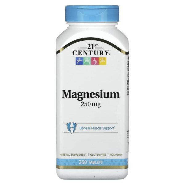 21st Century Magnesium 250 mg 250 Tablets