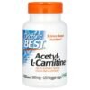 Doctor's Best Acetyl-L-Carnitine 1000 mg 120 Veggie Caps (500 mg per Capsule)