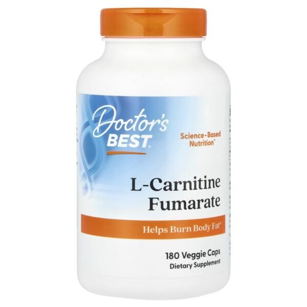 Doctor's Best L-Carnitine Fumarate 180 Veggie Caps