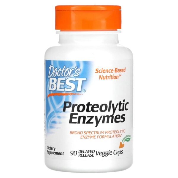 Doctor's Best Proteolytic Enzymes 90 Delayed Release Veggie Caps