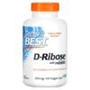 Doctor's Best D-Ribose with BioEnergy Ribose 850 mg 120 Veggie Caps (170 mg per Capsule)