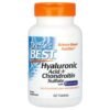 Doctor's Best Hyaluronic Acid + Chondroitin Sulfate with BioCell Collagen 60 Tablets