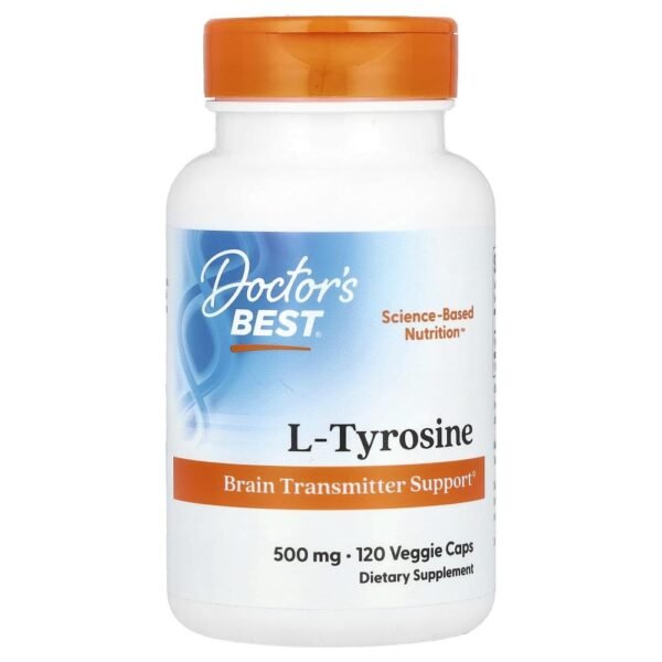 Doctor's Best L-Tyrosine 500 mg 120 Veggie Caps