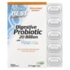 Doctor's Best Digestive Probiotic 20 Billion with Howaru 30 Veggie Caps