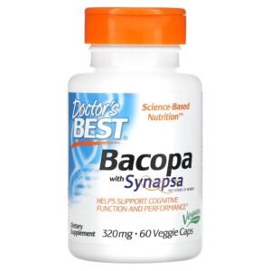 Doctor's Best Bacopa with Synapsa 320 mg 60 Veggie Caps