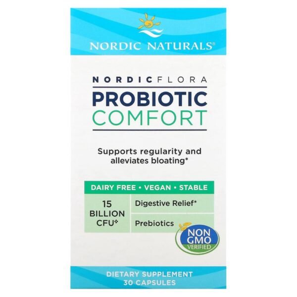Nordic Naturals Nordic Flora Probiotic Comfort 15 Billion CFU 30 Capsules
