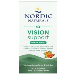 Nordic Naturals Vision Support Omega Blend 1460 mg 60 Soft Gels (730 mg per Soft Gel)