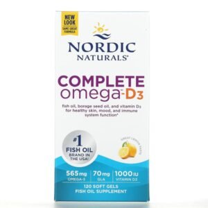Nordic Naturals Complete Omega-D3 Lemon 120 Soft Gels