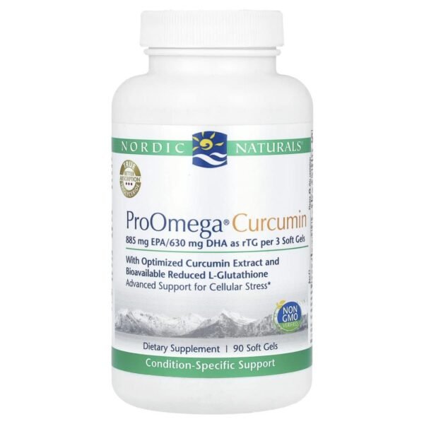 Nordic Naturals ProOmega® Curcumin 90 Soft Gels