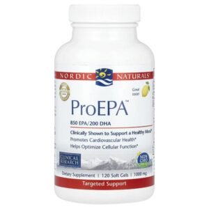 Nordic Naturals ProEPA Lemon 1000 mg 120 Softgels (500 mg per Softgel)