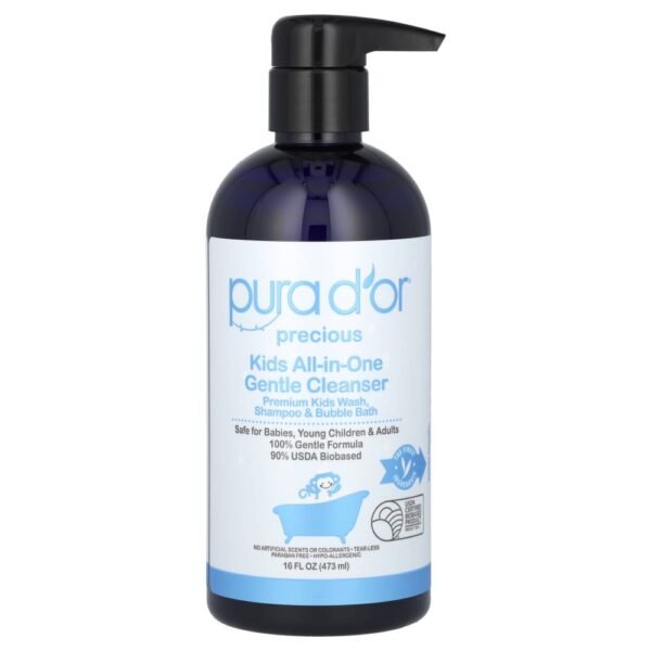 Pura D'or Kids All-in-One Gentle Cleanser 473ml