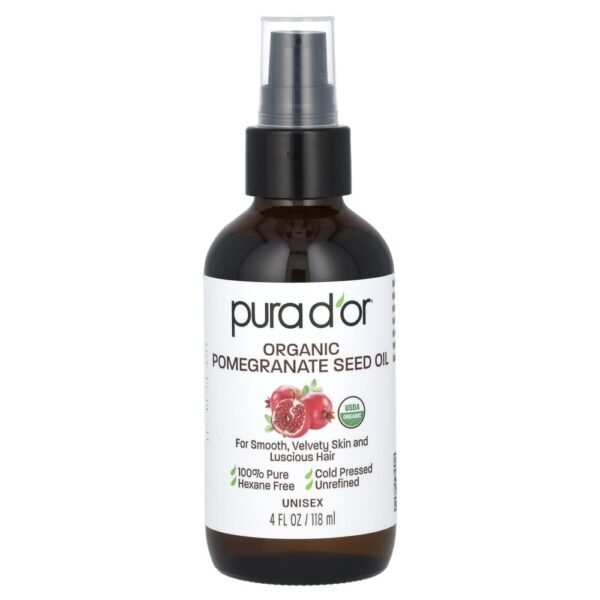 Pura D'or Organic Pomegranate Seed Oil 118ml