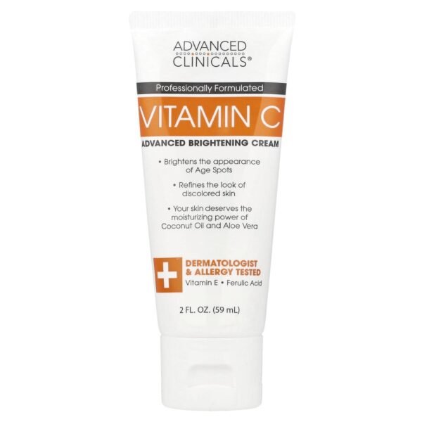 Advanced Clinicals Vitamin C Advanced Brightening Cream 59ml