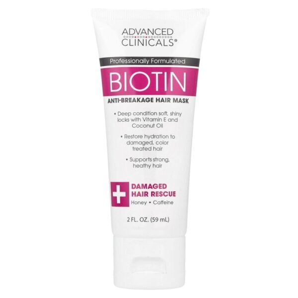 Advanced Clinicals Biotin Anti-Breakage Hair Mask 59ml
