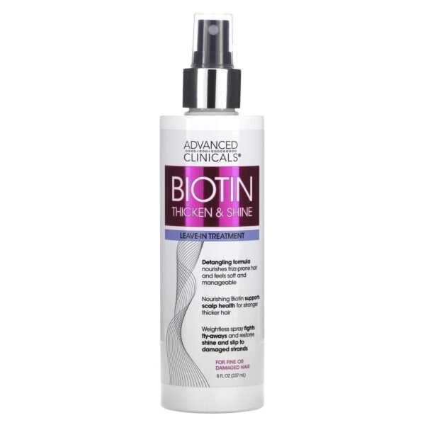 Advanced Clinicals Biotin Leave-In Treatment 237ml