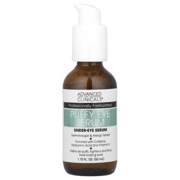 Advanced Clinicals Puffy Eye Serum 52ml