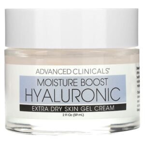 Advanced Clinicals Moisture Boost Hyaluronic Extra Dry Skin Gel Cream2 fl. 59ml