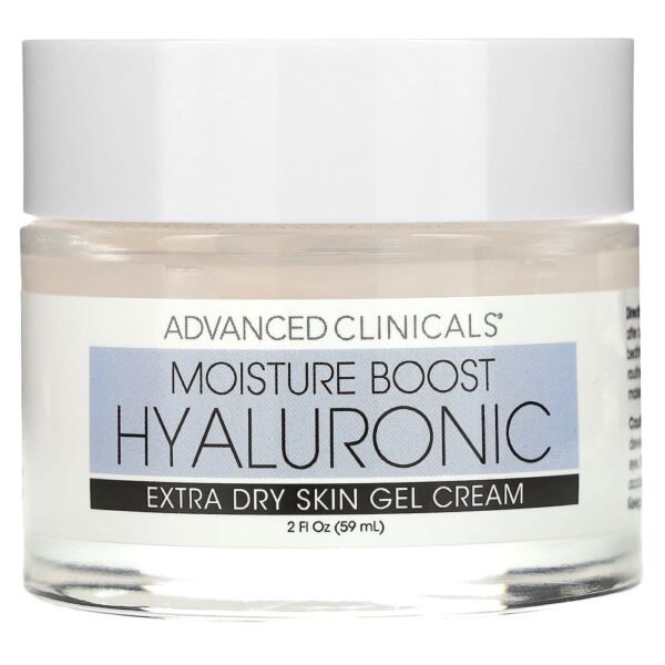 Advanced Clinicals Moisture Boost Hyaluronic Extra Dry Skin Gel Cream2 fl. 59ml