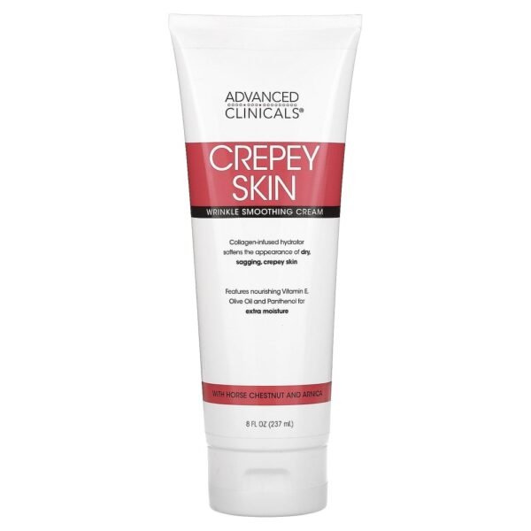 Advanced Clinicals Crepey Skin Wrinkle Smoothing Cream 237ml