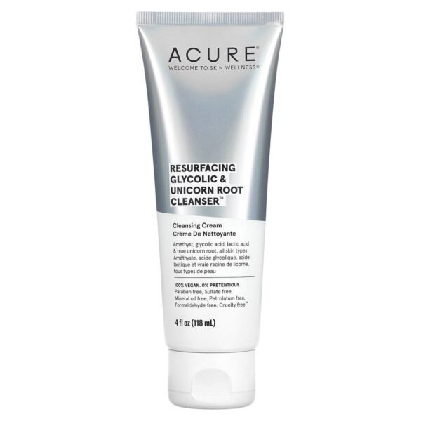 ACURE Resurfacing Glycolic & Unicorn Root Cleanser 118ml