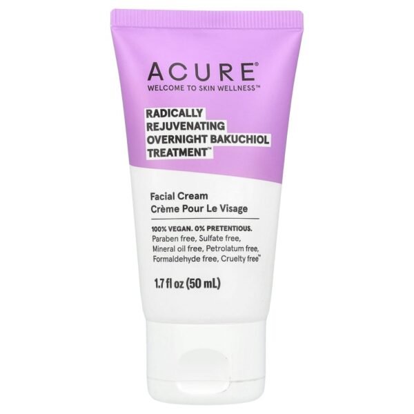 ACURE Radically Rejuvenating Overnight Bakuchiol Treatment Facial Cream 50ml