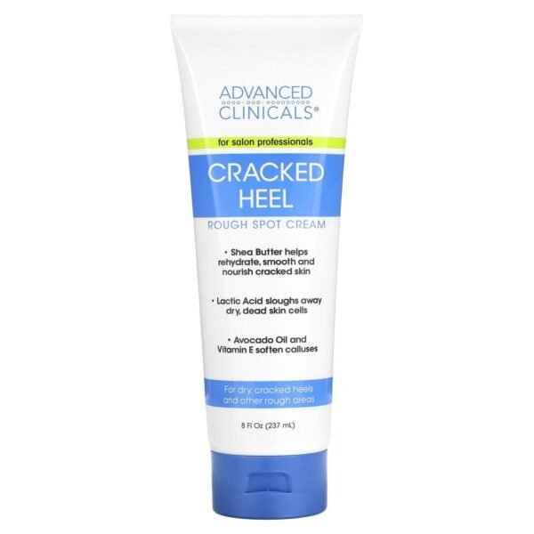 Advanced Clinicals Cracked Heel Rough Spot Cream 237ml